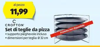 ALDI Set di teglie da pizza crofton offerta