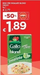 Bennet Gallo - Riso Blond Insalate Sempre Al Dente 1000 G(ml) offerta