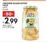 Bennet Saclà Carciofini Tagliati Sottoli offerta