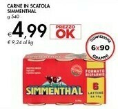 Bennet Simmenthal Simmenthal Carne In Scatola offerta