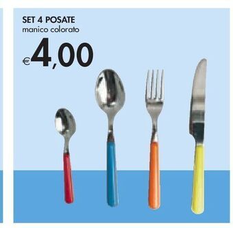 Bennet Set 4 posate offerta