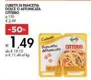 Bennet Citterio I Cubetti Pancetta Affumicata 130 G(ml) offerta