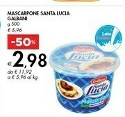 Bennet Galbani Mascarpone Santa Lucia 500 G(ml) offerta