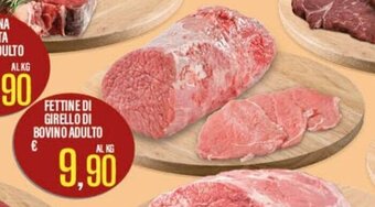 Supermercati EffePiù Fettine Di Girello Di Bovino Adulto offerta