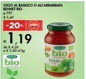 Bennet Bennet Sugo Al Basilico offerta