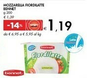 Bennet Bennet Mozzarella Fiordilatte offerta