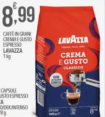 Lavazza Caffè in Grani Crema e Gusto Espresso 1 kg
