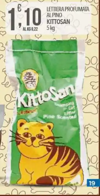 Iper Romagnolo Kittosan Lettiera Profumata Al Pino 5 kg offerta