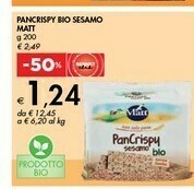 Bennet Matt Pancrispy Bio Al Sesamo offerta