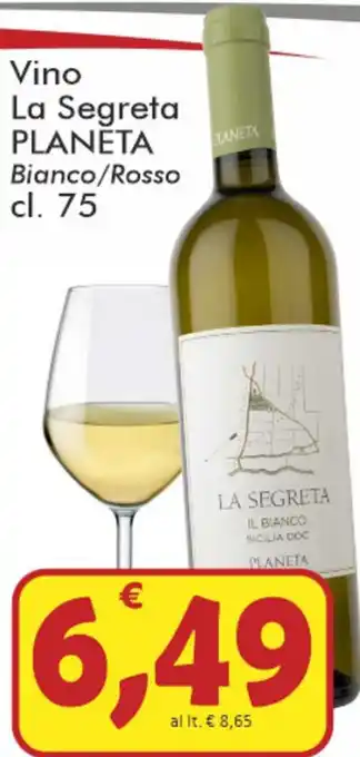 Paghi Poco Planeta Vino La Segreta 75cl offerta