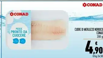 Conad City Cuore Di Merluzzo Nordico offerta
