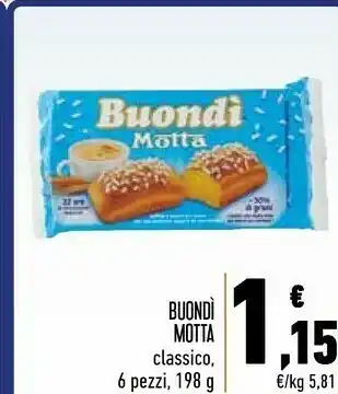 Conad City Motta Buondì 198 G(ml) offerta