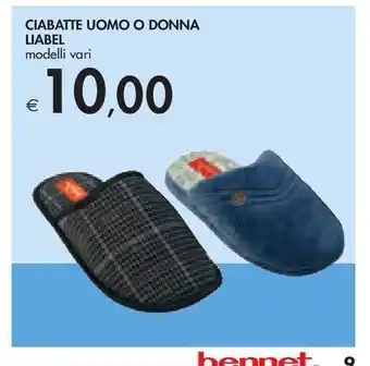Bennet Ciabatte uomo o donna liabel offerta