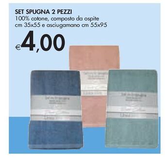 Bennet Set spugna 2 pezzi offerta