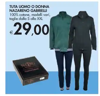 Tuta uomo o donna nazareno gabrielli