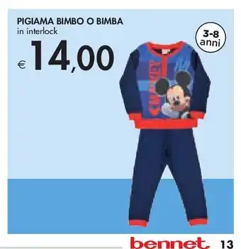 Bennet Pigiama bimbo o bimba offerta