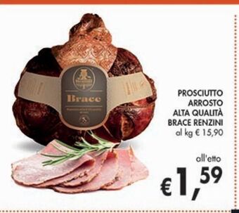Supermercato Coal Prosciutto arrosto alta qualità brace renzini offerta