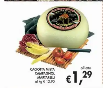 Supermercato Coal Caciotta mistacampagnol martarelli offerta