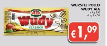 Supermercato Coal Wurstel pollo wudy aia offerta