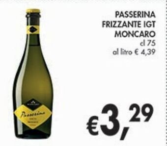 Supermercato Coal Passerina frizzante igt moncaro offerta