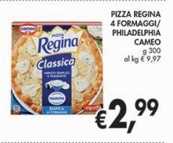 Supermercato Coal Pizza regina 4 formaggi/philadelphia cameo offerta