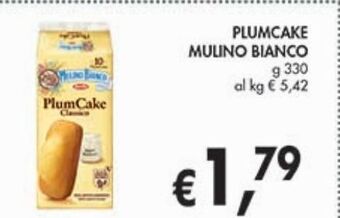 Supermercato Coal Plumcake mulino bianco offerta