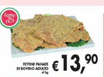 Supermercato Coal Fettine panate di bovino adulto offerta