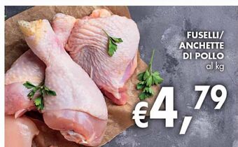 Supermercato Coal Fuselli/anchette di pollo offerta