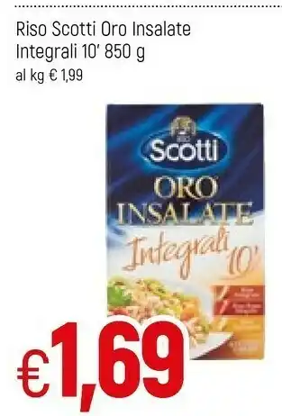 Famila Scotti Riso Oro Insalate Integrali offerta