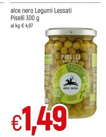 Famila Alce Nero Legumi offerta