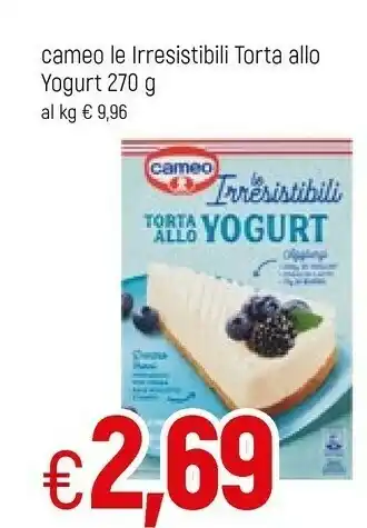 Famila Cameo Le Irresistibili Torta Allo Yogurt offerta