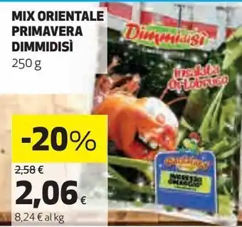 Ipercoop Mix orientale primavera dimmidisi offerta