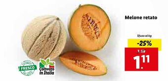 Lidl Melone retato al kg offerta