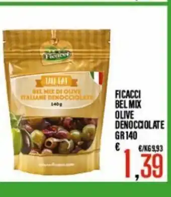 Supermercati EffePiù Ficacci Bel Mix Olive Denocciolate 140 gr offerta