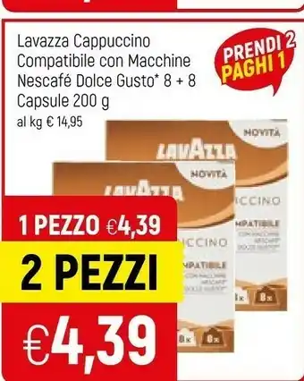Famila Lavazza Cappuccino Compatibile Con Macchine Nescafé Dolce Gusto offerta