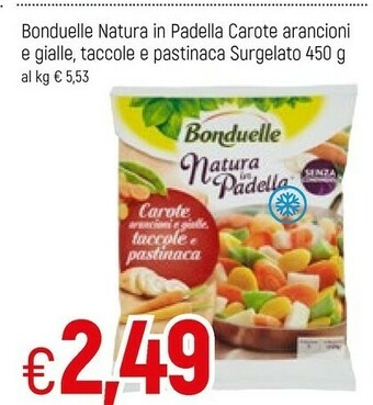 Famila Bonduelle Natura In Padella Mais, Carote E Fagiolini 450 G(ml) offerta