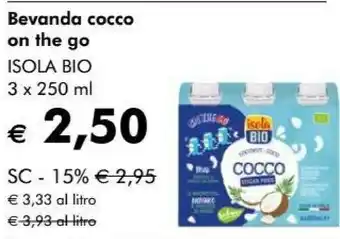 Isola bio Bevanda Cocco On The Go
