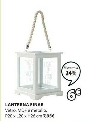 JYSK Lanterna Einar offerta