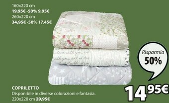 JYSK Copriletto offerta