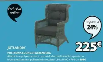 JYSK Jutlandia Poltrona Lounge Falkenberg offerta