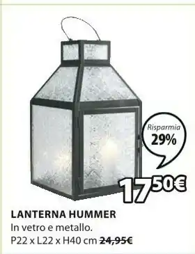 JYSK Lanterna Hummer offerta