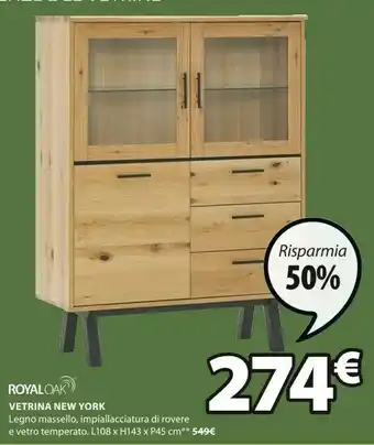 JYSK Royal Oak Vetrina New York offerta
