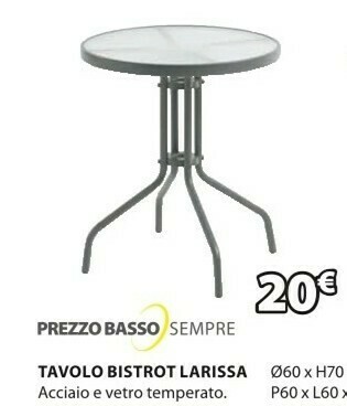 JYSK Tavolo Bistrot Larissa offerta
