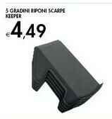 Keeper 5 Gradini Riponi Scarpe