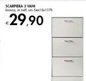 Bennet Scarpiera 3 Vani offerta