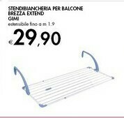 Bennet Gimi BREZZA EXTEND Griglia Montata A Muro Blu, Bianco offerta