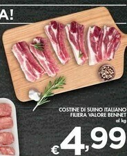 Bennet Bennet Costine Di Suino Italiano Filiera Valore offerta