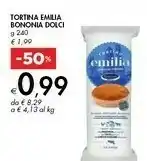 Bennet Bononia dolci Bononia Dolci - Tortino Emilia 240 g(ml) offerta