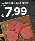 Bennet Hamburger Di Bovino Adulto offerta