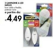 Bennet Implux 2 Lampadine A Led offerta